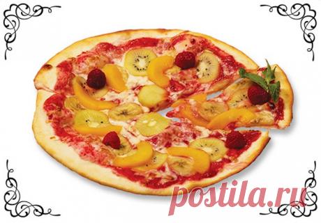 Только для сладкоежек! Пицца «Тутти Фрутти» — Вкусные рецепты