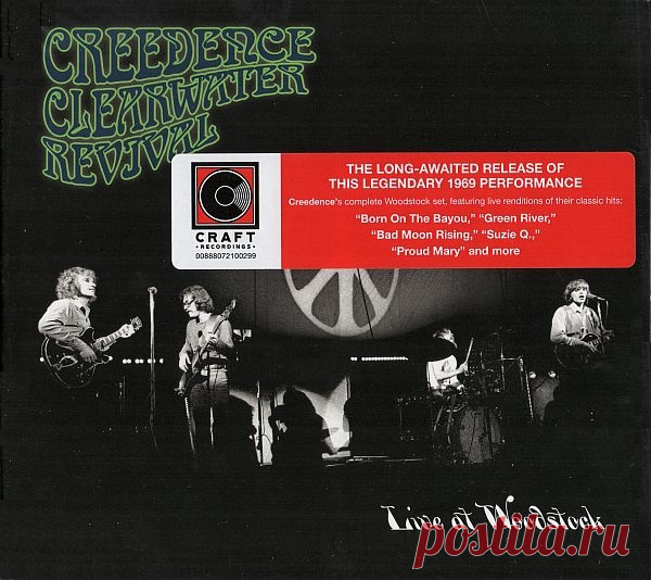 Creedence Clearwater Revival - Live At Woodstock (2019) FLAC Вудстокская ярмарка музыки и искусств (англ. Woodstock Music & Art Fair, в разговорной речи Вудсток) — один из знаменитейших рок-фестивалей, прошедший с 15 по 18 августа 1969 года на одной из ферм городка в сельской местности Бетел (англ.)русск., штат Нью-Йорк, США.В 1970-м году был выпущен