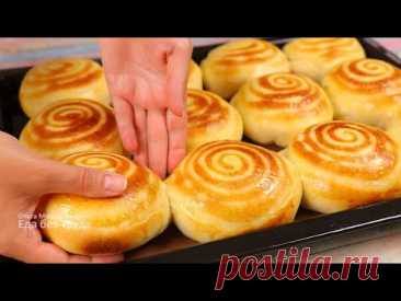ПЕКАРНИ ОТДЫХАЮТ! Нежные Как Облако! Вот Как Нужно Готовить Самые Вкусные Булочки -Пирожные с Кремом