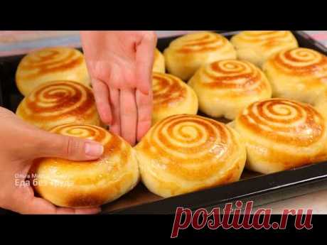 ПЕКАРНИ ОТДЫХАЮТ! Нежные Как Облако! Вот Как Нужно Готовить Самые Вкусные Булочки -Пирожные с Кремом