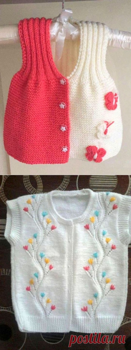 Подборка детских жилетов / Для вдохновения