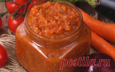 Икра из баклажанов и помидоров с чесноком на зиму — Дачный участок