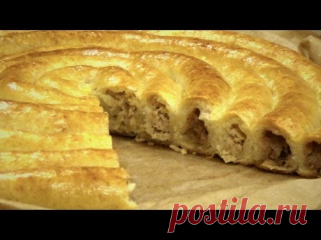 Творожное тесто и "Спиральный" пирог