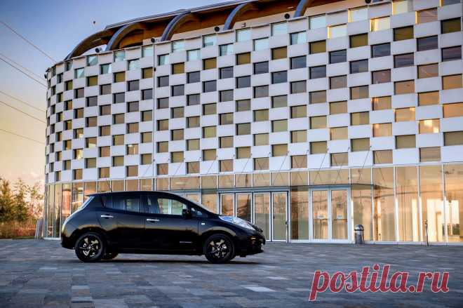 Тест-драйв Nissan Leaf в Лондоне 2017 года