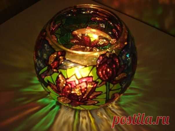 Роспись витражными красками по стеклянным изделиям. Основные советы. - Роспись, рисование - Рукоделие и творчество - Каталог статей - Рукоделие-мое хобби