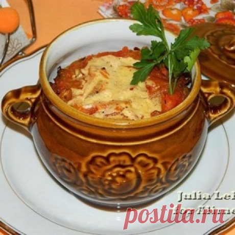 КУРИНАЯ ГРУДКА В ГОРШОЧКАХ