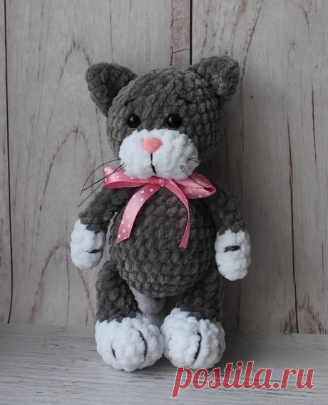 Котенок малыш амигуруми: описание вязания - AmiguRoom
