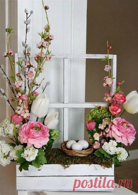 Пасхальный декор: птичьи гнёзда - Домашний hand-made