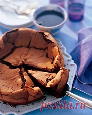 Chocolate Cake with Espresso Glaze Espresso and chocolate are a classic pair and you'll love it in this flourless cake recipe.