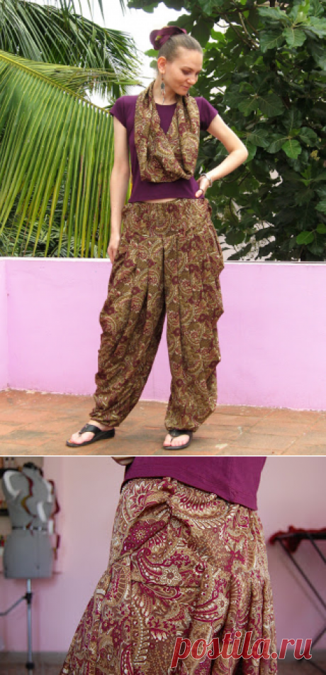 magdamagda design studio: First Time Cowl Pants