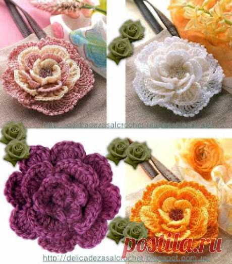 Delicadezas ванной крючком Габриэла: сайт tutoriales Флорес
