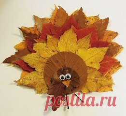 Поделки из осенних листьев