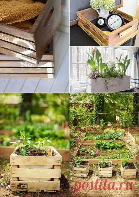 Идеи для дома! Предметы быта из деревянных ящиков, своими руками!.
