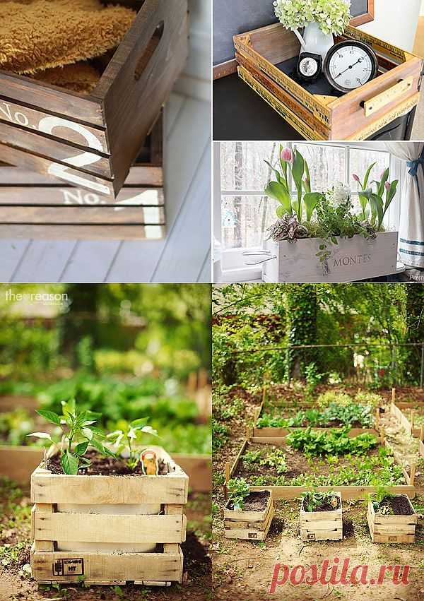 Идеи для дома! Предметы быта из деревянных ящиков, своими руками!.