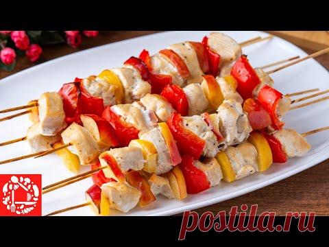 Очень Простое и Вкусное блюдо для всей Семьи. Сочные куриные шашлыки в духовке