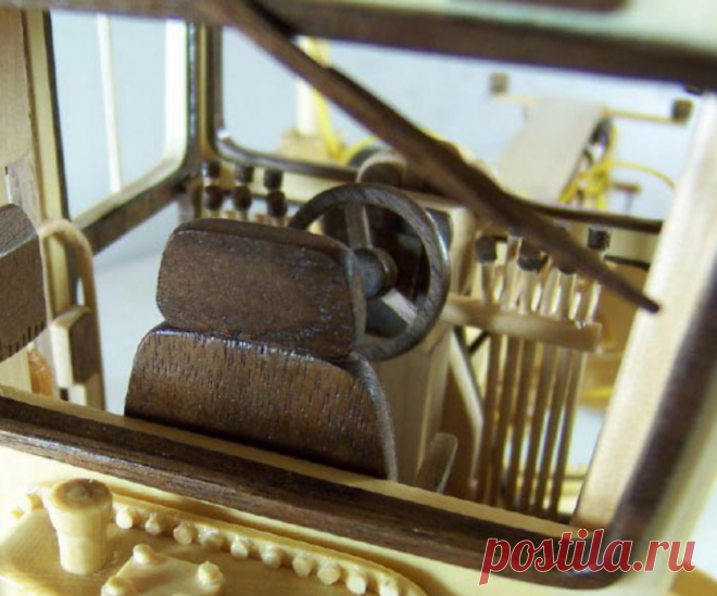 Модель грейдера из дерева | | Для тех, кто любит работать с деревом