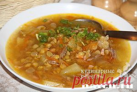 Гороховые щи с копченой свининой “Полтавские” | Харч.ру - рецепты для любителей вкусно поесть