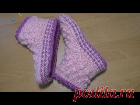 Носочки красивые   и легко вяжутся