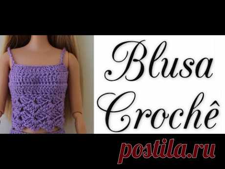 Blusa para boneca - Crochê aula 2
