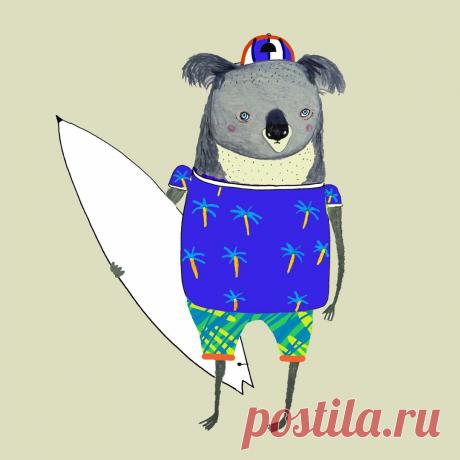 Children's illustrations - nursery art - kids decor - art prints - wall decor - illustrator - wall art - nursery room - animal art - - Ashley Percival Illustration