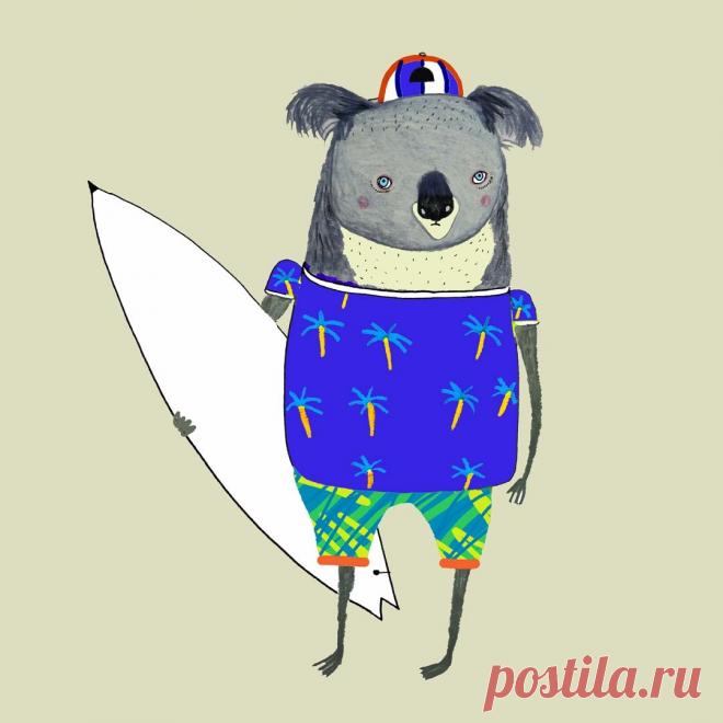 Children's illustrations - nursery art - kids decor - art prints - wall decor - illustrator - wall art - nursery room - animal art - - Ashley Percival Illustration