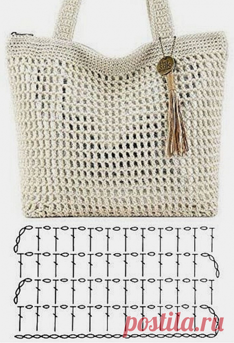30 красивых моделей сумок на лето, которые связать стоит. Идеи, схемы, описания, видео. | Вяжем вместе с Людмилой | Дзен
