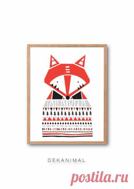Boy Room decorations, Fox Sweater Art Print, Fox print, Children Room decor, Woodland animal, Animal Illustration,Nursery Print,Kid room art Fox Sweater Art Print by dekanimal  ● SAVE UP TO 40% by purchasing PRINT SET ● ALL PRINT SETS can be customised with your favourite print combination. For more details, please check out the PRINT SETS below: https://www.etsy.com/shop/dekanimal?section_id=18725636&ref=shopsection_leftnav_1