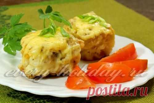 Рыба под сырной шубой, запеченная в духовке - рецепт