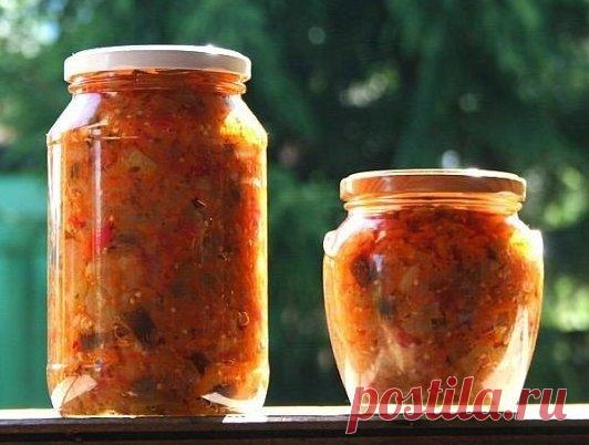 Овощная икра «Великолепная семёрка»

Примерно на 7 банок по 0,5 л:
– 3 баклажана
– 3 кабачка
Показать полностью...