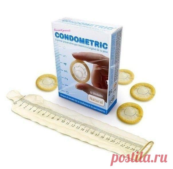 Презервативы с линейкой / Занимательная реклама