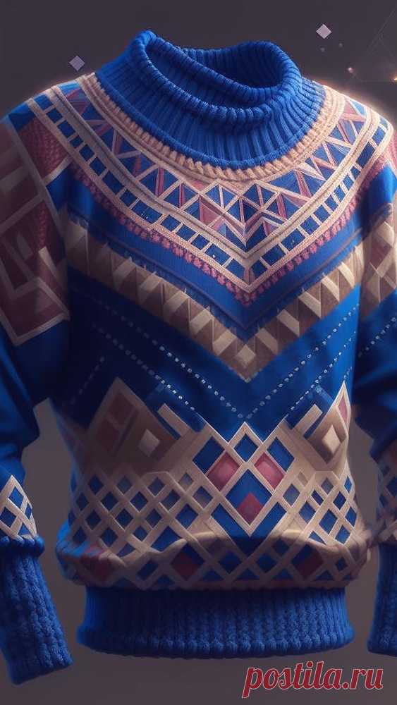 Геометрические узоры для свитера