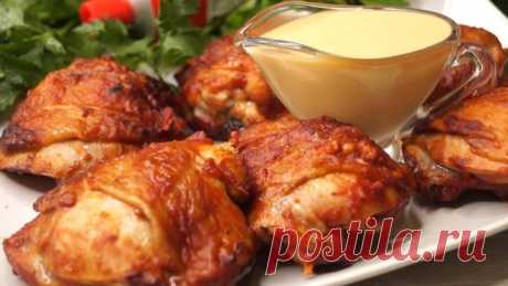 КУРИНЫЙ ШАШЛЫК с горчичным соусом