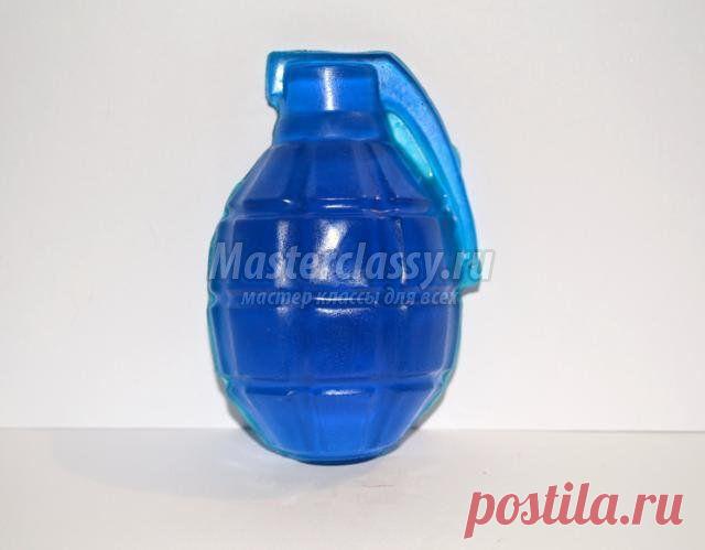 Антисептическое мыло для мужчин своими руками. Граната. Мастер-класс с пошаговыми фото