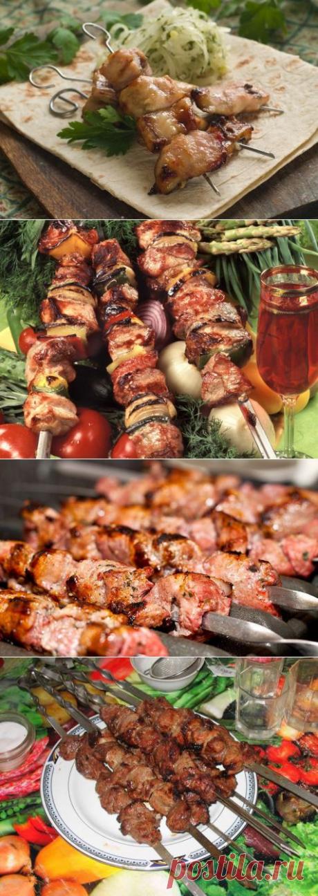 Шашлык из чернослива и осетрины. Популярные маринады для шашлыка.