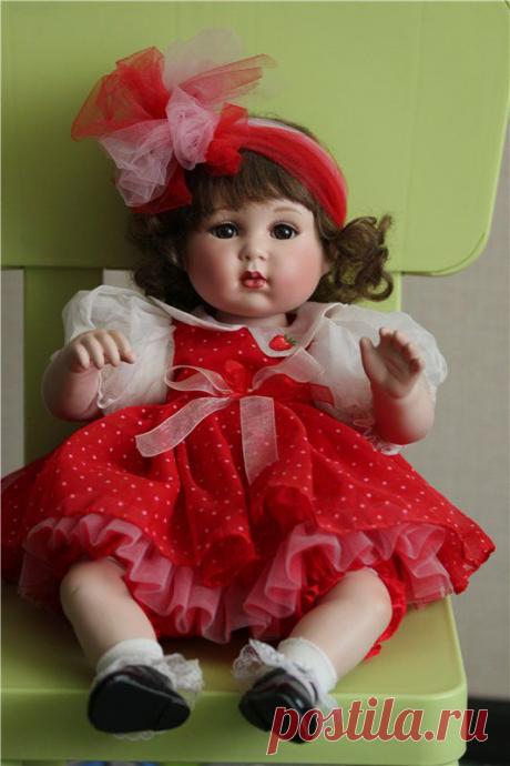 Фарфоровая клубничка от Marie Osmond! / Фарфоровые куклы / Шопик. Продать купить куклу / Бэйбики. Куклы фото. Одежда для кукол