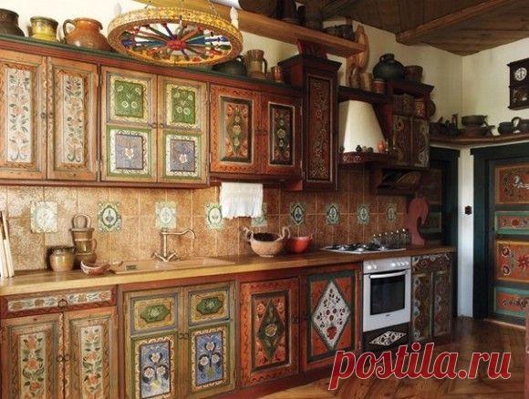 Интерьер кухни в русском стиле — Наши дома