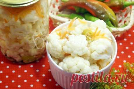 Маринованная цветная капуста «Хрустяшка», пошаговый рецепт с фото – Заготовки. Вкусные рецепты с фото. Закуски на зиму