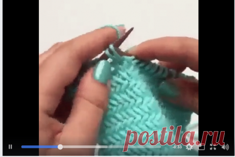 (4) Узор Ёлочка (твид) спицами: Наберите любое... - Handmade, Рукоделие, Knit & Crochet, Вязание