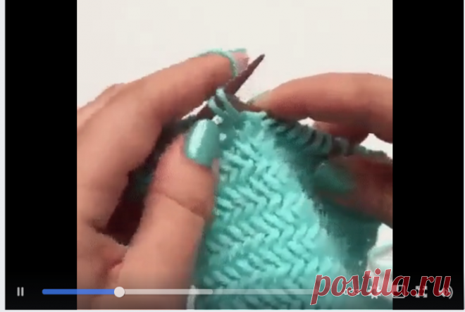 (4) Узор Ёлочка (твид) спицами: Наберите любое... - Handmade, Рукоделие, Knit & Crochet, Вязание