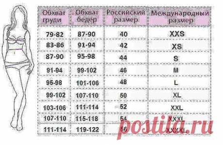 ТАБЛИЧКА РАЗМЕРОВ