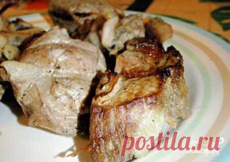 Куриный шашлык в микроволновке - пошаговый кулинарный рецепт на Повар.ру