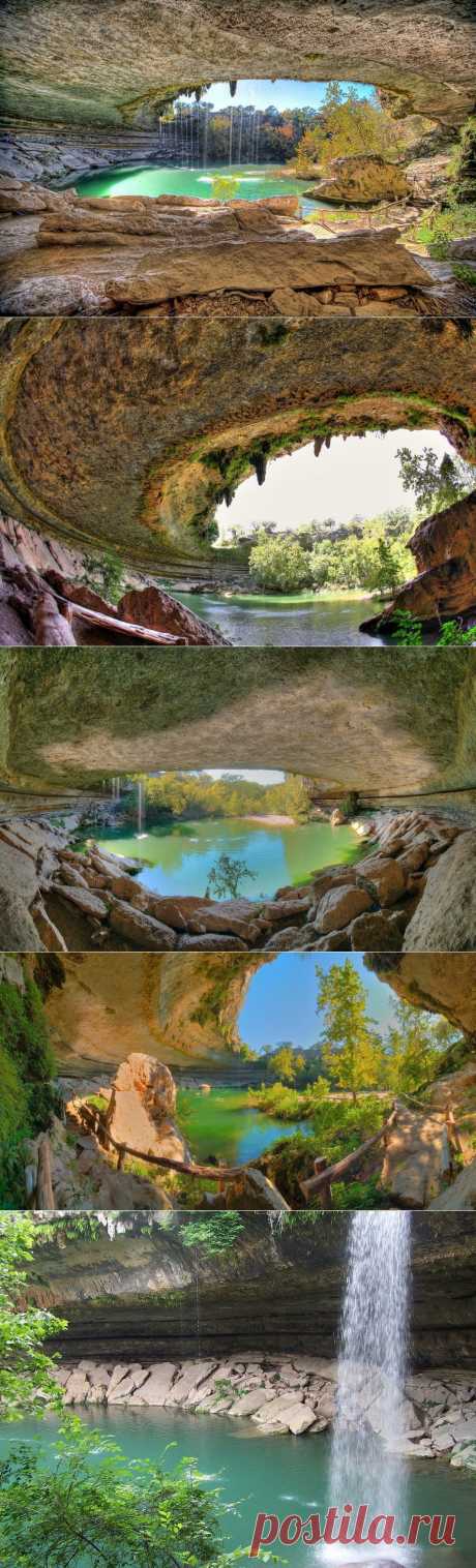 Удивительное озеро Hamilton Pool