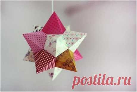 ​Объёмная звезда Объёмная звездаОбъёмная звезда для развития у ребенка понимания геометрии сложных фигур.