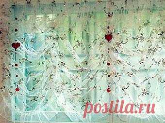 Романтичные шторы для вашей кухни: нежный и красивый дизайн - Учимся Делать Все Сами