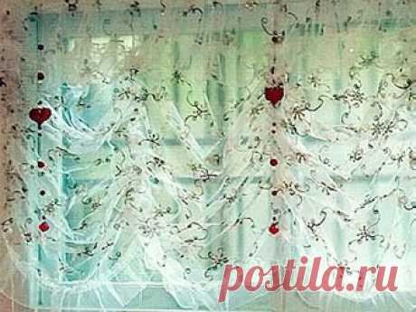 Романтичные шторы для вашей кухни: нежный и красивый дизайн - Учимся Делать Все Сами