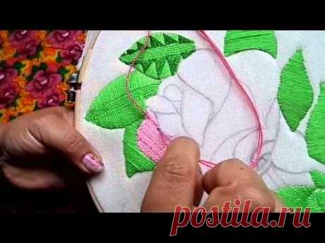 PUNTADA PARA PETALO DE ROSA