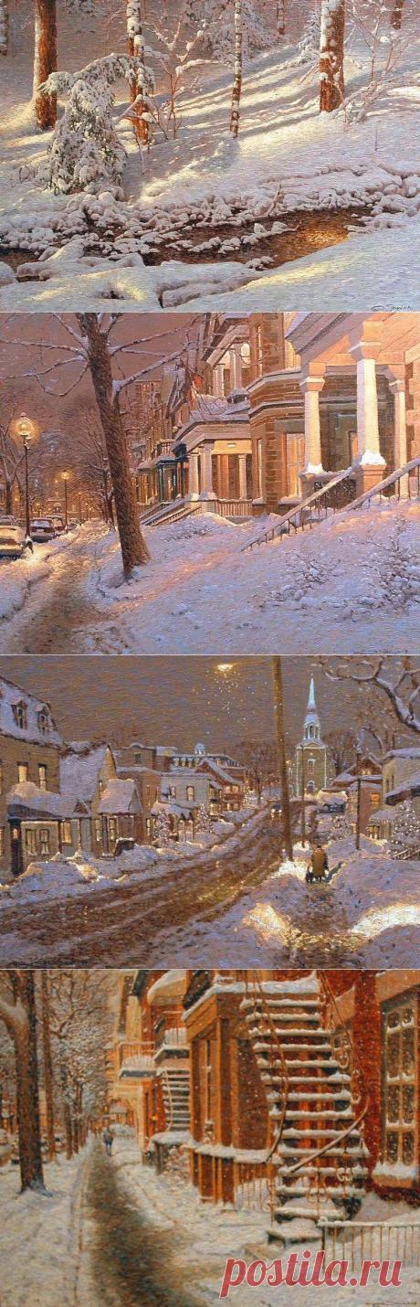 Зимние пейзажи Ричарда Савойя (Richard Savoie). , часть 2