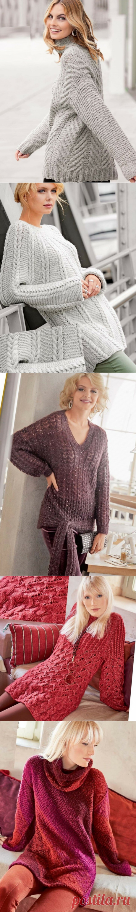 Новая волна цвета и стиля из творческой Сабрины. Необычные и оригинальные модели спицами. | Ирина СНежная & Вязание | Яндекс Дзен