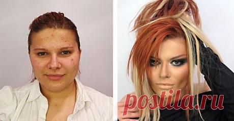 Чудеса преображения: девушки до и после нанесения макияжа | Женский журнал ХОЧУ