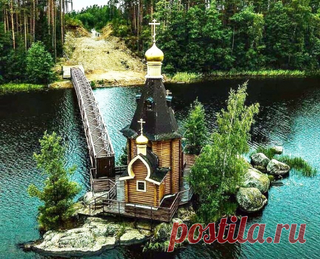 ЦЕРКОВЬ НА КАМНЕ, ЛЕНИНГРАДСКАЯ ОБЛАСТЬ, С. ВАСИЛЬЕВО.